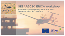 Workshop ERICA di SESAR: un altro passo avanti verso l’integrazione dei RPAS nello spazio aereo controllato.
